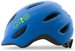 Giro Scamp Kinder Fahrradhelm - Blue Lime Mat