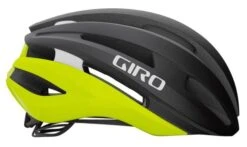 Giro Synthe MIPS II Rennradhelm - Mat Black Fade/highlight Yellow -Fahrradausrüstungs Geschäft 200255004 Giro Synthe MIPS road helmet matte black fade highlight yellow left