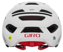 Giro Merit Spherical MIPS MTB Helm - Matte White Black -Fahrradausrüstungs Geschäft 200261018 giro merit spherical matte white black back 1