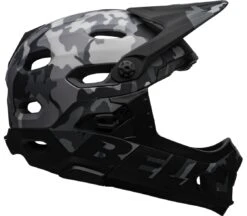Bell Super DH Spherical MIPS Downhill-Helm - Mat/gloss Black Camo -Fahrradausrüstungs Geschäft 210178043 bell super dh flex mips mountain helmet matte gloss black camo right