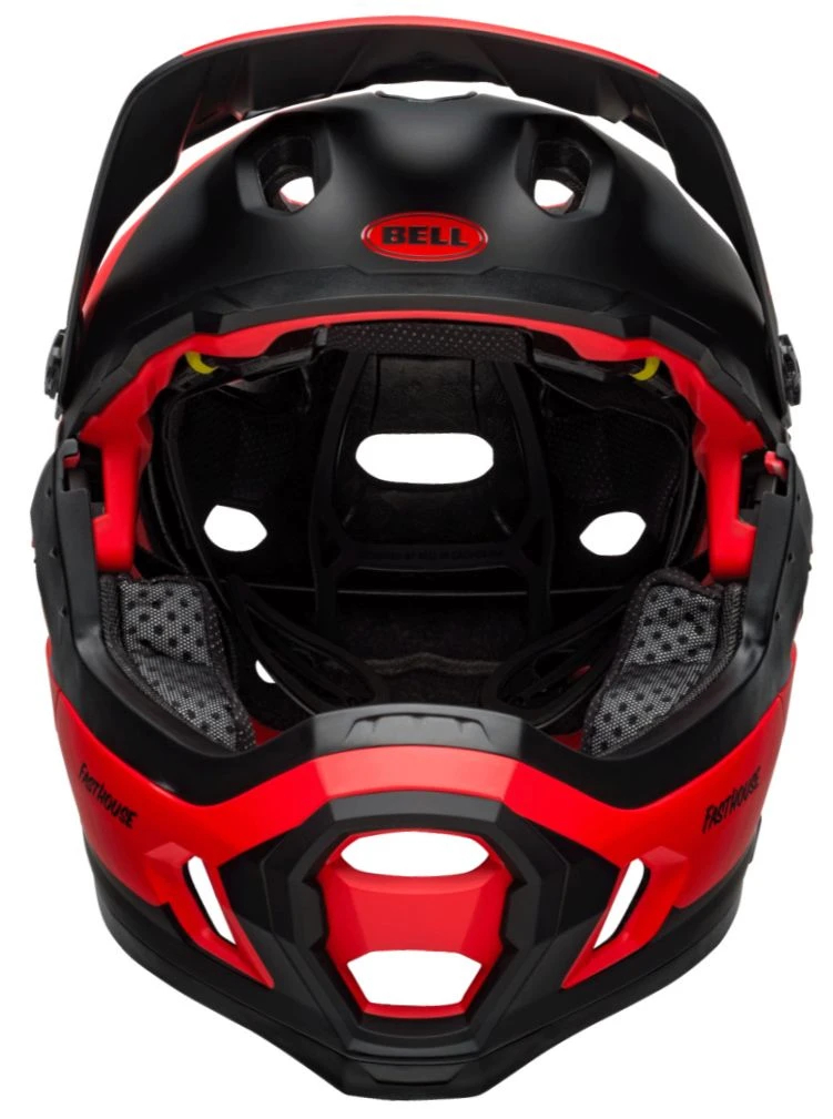 Bell Super DH Spherical MIPS Downhill-Helm - Mat/gloss Red Black Fasthouse 3 Bell Super DH Spherical MIPS Downhill-Helm - Mat/gloss Red Black Fasthouse – Bild 3