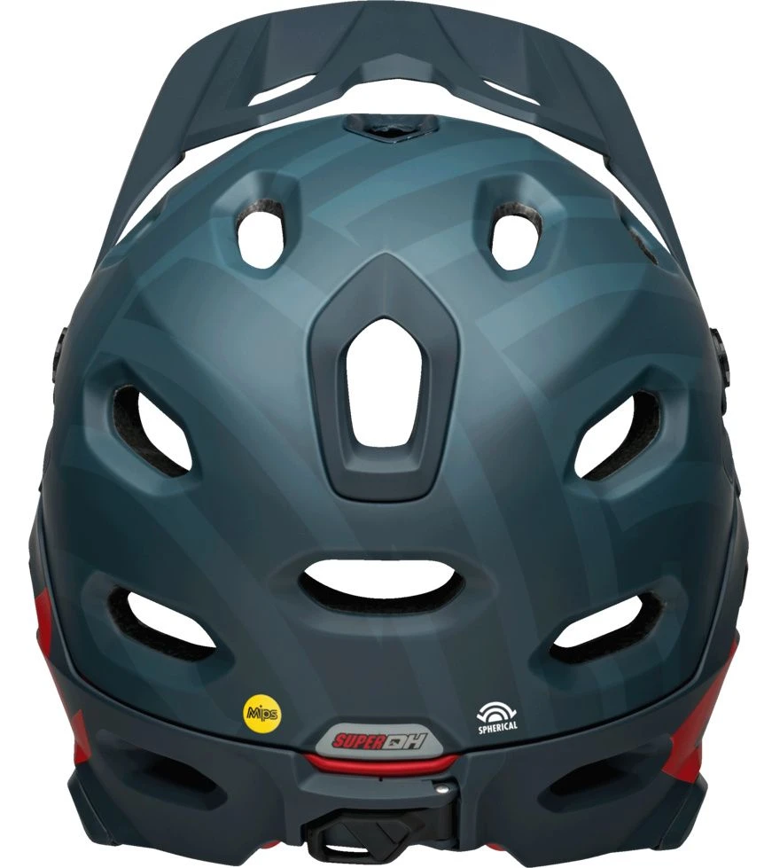 Bell Super DH Spherical MIPS Downhill-Helm - Prism Mat Blue/crims 5 Bell Super DH Spherical MIPS Downhill-Helm - Prism Mat Blue/crims – Bild 5