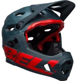 Bell Super DH Spherical MIPS Downhill-Helm - Prism Mat Blue/crims 7 Bell Super DH Spherical MIPS Downhill-Helm - Prism Mat Blue/crims -Fahrradausrüstungs Geschäft 210178055 Bell Super DH Spherical mountain helmet prime matte blue crimson front right