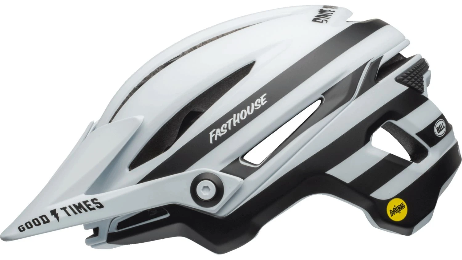 Bell SIXER Mips MTB Fahrradhelm - Mat White Black Fasthouse 1 Bell SIXER Mips MTB Fahrradhelm - Mat White Black Fasthouse