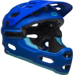 Bell Super 3R MIPS All-Mountain/Downhill-Helm - Mat Blue/bright Blue -Fahrradausrüstungs Geschäft 210196006 Bell SUPER 3R Mips matte blue brigh 5