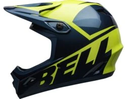 Bell Transfer BMX Downhill-Helm - Blue/hi-viz