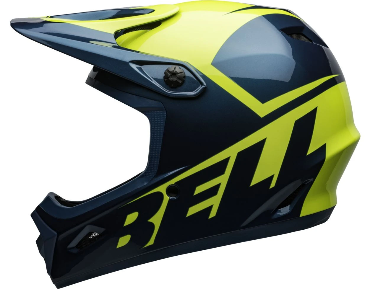 Bell Transfer BMX Downhill-Helm - Blue/hi-viz 1 Bell Transfer BMX Downhill-Helm - Blue/hi-viz