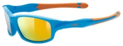 Uvex Sportstyle 507 Kinder-Sonnenbrille - Blue Orange