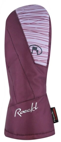 Roeckl Askja Mitten Kinder-Winterhandschuh - Grape Wine