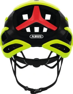 ABUS AirBreaker Rennradhelm - Neon Yellow 7 ABUS AirBreaker Rennradhelm - Neon Yellow -Fahrradausrüstungs Geschäft 81738 AirBreaker neon yellow rear 3