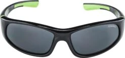 Alpina Flexxy Junior Kindersonnenbrille - Black-green Gloss -Fahrradausrüstungs Geschäft A8467431 F1