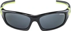 Alpina Flexxy Teen Kindersonnenbrille - Black-neon Yellow Gloss -Fahrradausrüstungs Geschäft A8496437 F1