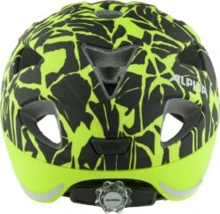 Alpina Ximo Kinder Fahrradhelm - Black-neon Sparkle Mat -Fahrradausrüstungs Geschäft A9720 X 35 R1