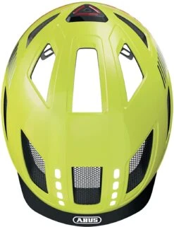 ABUS Hyban 2.0 LED Fahrradhelm - Signal Yellow Shiny -Fahrradausrüstungs Geschäft ABUS Hyban 2 0 Led Fahrradhelm signal yellow shiny 4