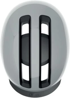 ABUS HUD-Y City- Fahrradhelm - Race Grey -Fahrradausrüstungs Geschäft Abus Hud y city stadt fahrradhelm ebike helm flower race grey 4
