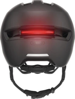 ABUS HUD-Y City- Fahrradhelm - Velvet Black -Fahrradausrüstungs Geschäft Abus Hud y city stadt fahrradhelm ebike helm flower velvet black 3
