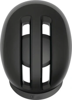 ABUS HUD-Y City- Fahrradhelm - Velvet Black -Fahrradausrüstungs Geschäft Abus Hud y city stadt fahrradhelm ebike helm flower velvet black 4