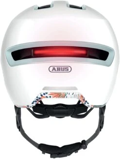ABUS HUD-Y City- Fahrradhelm - Flower White Shiny 7 ABUS HUD-Y City- Fahrradhelm - Flower White Shiny -Fahrradausrüstungs Geschäft Abus Hud y city stadt fahrradhelm ebike helm flower white L 3