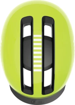ABUS HUD-Y City- Fahrradhelm - Signal Yellow -Fahrradausrüstungs Geschäft Abus Hud y city stadt fahrradhelm ebike helm signal yellow 4