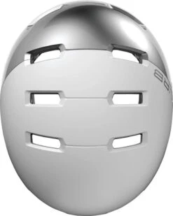 ABUS Skurb ACE Fahrradhelm Skatehelm-silver White -Fahrradausrüstungs Geschäft Abus Skurb Fahrradhelm Skaterhelm silver white 3