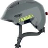 ABUS Smiley 3.0 ACE LED Kinder-Fahrradhelm - Shiny Grey