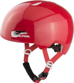 Alpina Hackney Skatehelm-Fahrradhelm - Red Gloss