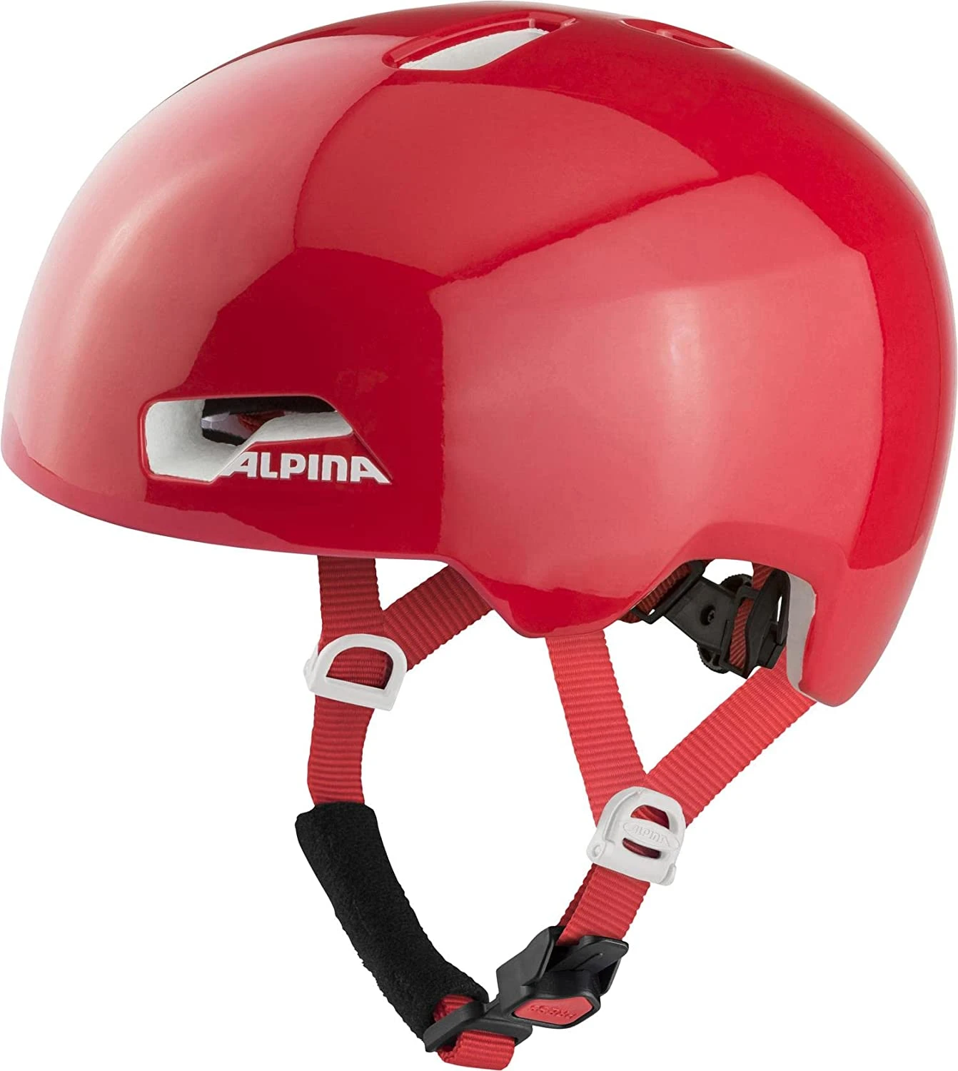 Alpina Hackney Skatehelm-Fahrradhelm - Red Gloss