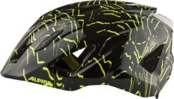 Alpina Pico Kinder Fahrradhelm - Black-neon-yellow-gloss (glänzend) -Fahrradausrüstungs Geschäft Alpina Pico Kinder Fahrradhelm black neon yellow gloss 3