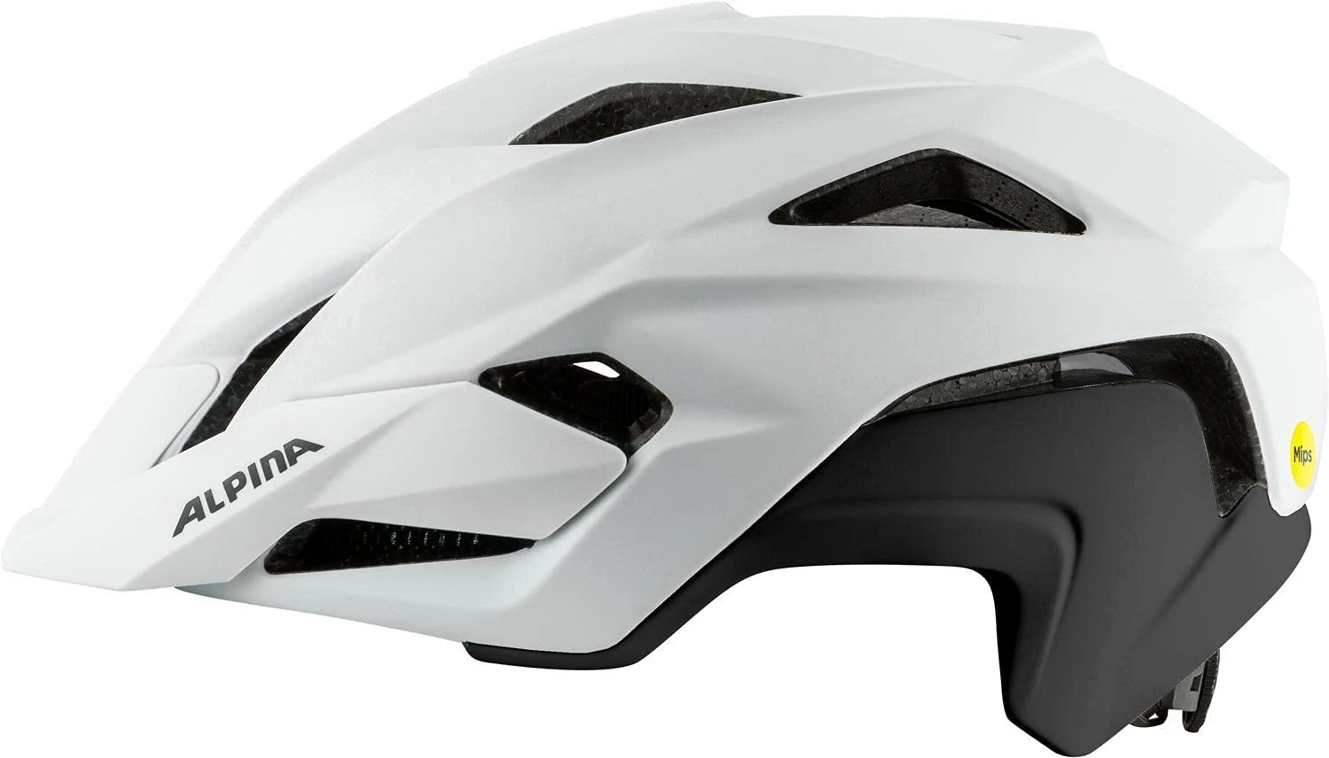 Alpina Stan Mips Fahrradhelm - White Mat 3 Alpina Stan Mips Fahrradhelm - White Mat – Bild 3