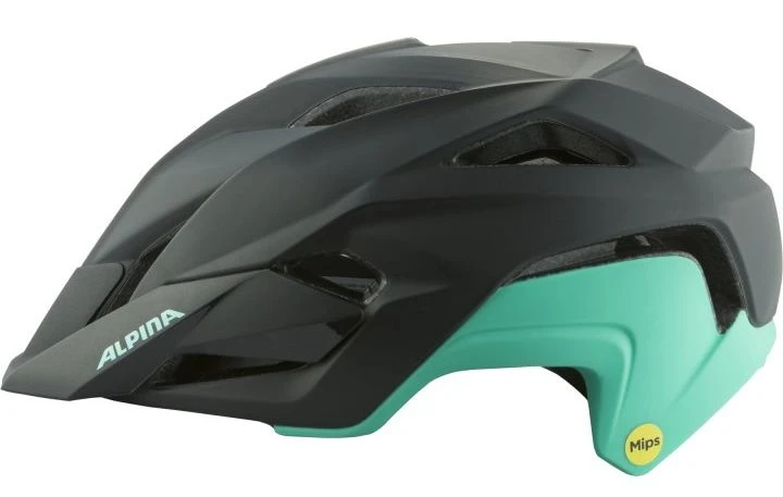 Alpina Stan Mips Fahrradhelm - Black Turquoise Mat 2 Alpina Stan Mips Fahrradhelm - Black Turquoise Mat – Bild 2