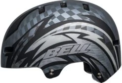 Bell Local Skaterhelm & Fahrradhelm-matte Black Grey Psycho -Fahrradausrüstungs Geschäft Bell Local Skat Helm Fahrradhelm Skater black grey psycho 5
