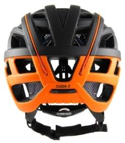 CASCO Cuda 2 Fahrradhelm - Schwarz Orange Matt -Fahrradausrüstungs Geschäft CASCO CUDA2 Black Orange back rgb 300dpi 04 1646