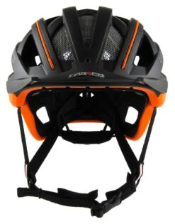 CASCO Cuda 2 Fahrradhelm - Schwarz Orange Matt -Fahrradausrüstungs Geschäft CASCO CUDA2 Black Orange front rgb 300dpi 04 1646