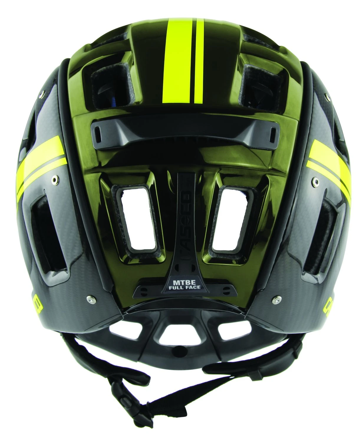 CASCO MTBE Fullface Downhill-Helm - Schwarz-Carbon Neon 4 CASCO MTBE Fullface Downhill-Helm - Schwarz-Carbon Neon – Bild 4