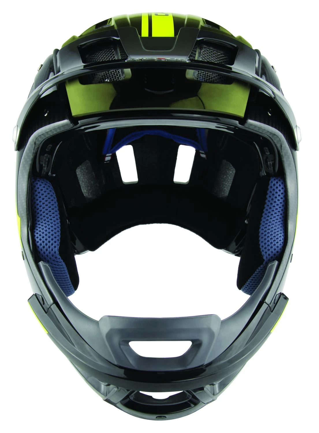 CASCO MTBE Fullface Downhill-Helm - Schwarz-Carbon Neon 2 CASCO MTBE Fullface Downhill-Helm - Schwarz-Carbon Neon – Bild 2