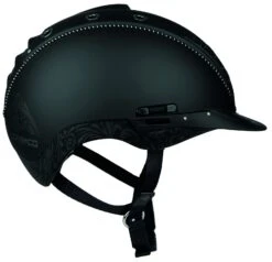 CASCO Mistrall-2 Reithelm - Schwarz Floral (VG1-Norm)