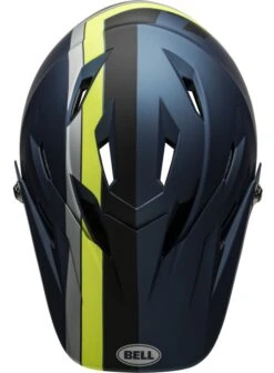 Bell Sanction BMX Downhill-Helm - Matte Blue/hi-viz -Fahrradausrüstungs Geschäft Downhill BMX Helm210203017 bell sanction full face helmet agility matte blue hi viz 5
