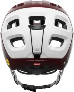POC Tectal Race MIPS Mountainbike-Helm - Garnet Red/Hydrogen White Matt -Fahrradausrüstungs Geschäft POC Tectal Race mips MTB Bike Helm Fahrradhelm Garnet Red Hydrogen White Matt 4