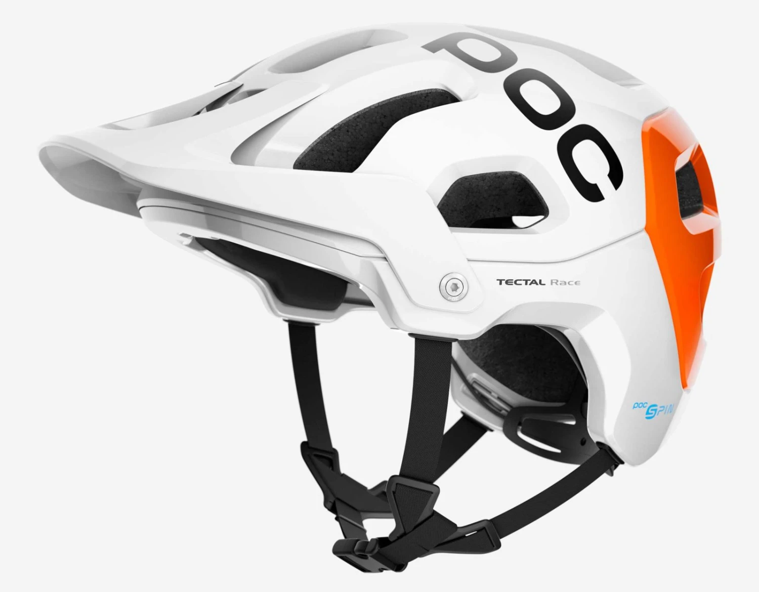 POC Tectal Race Spin NFC Mountainbike-Helm - Hydrogen White/Fluorescent Orange AVIP 1 POC Tectal Race Spin NFC Mountainbike-Helm - Hydrogen White/Fluorescent Orange AVIP