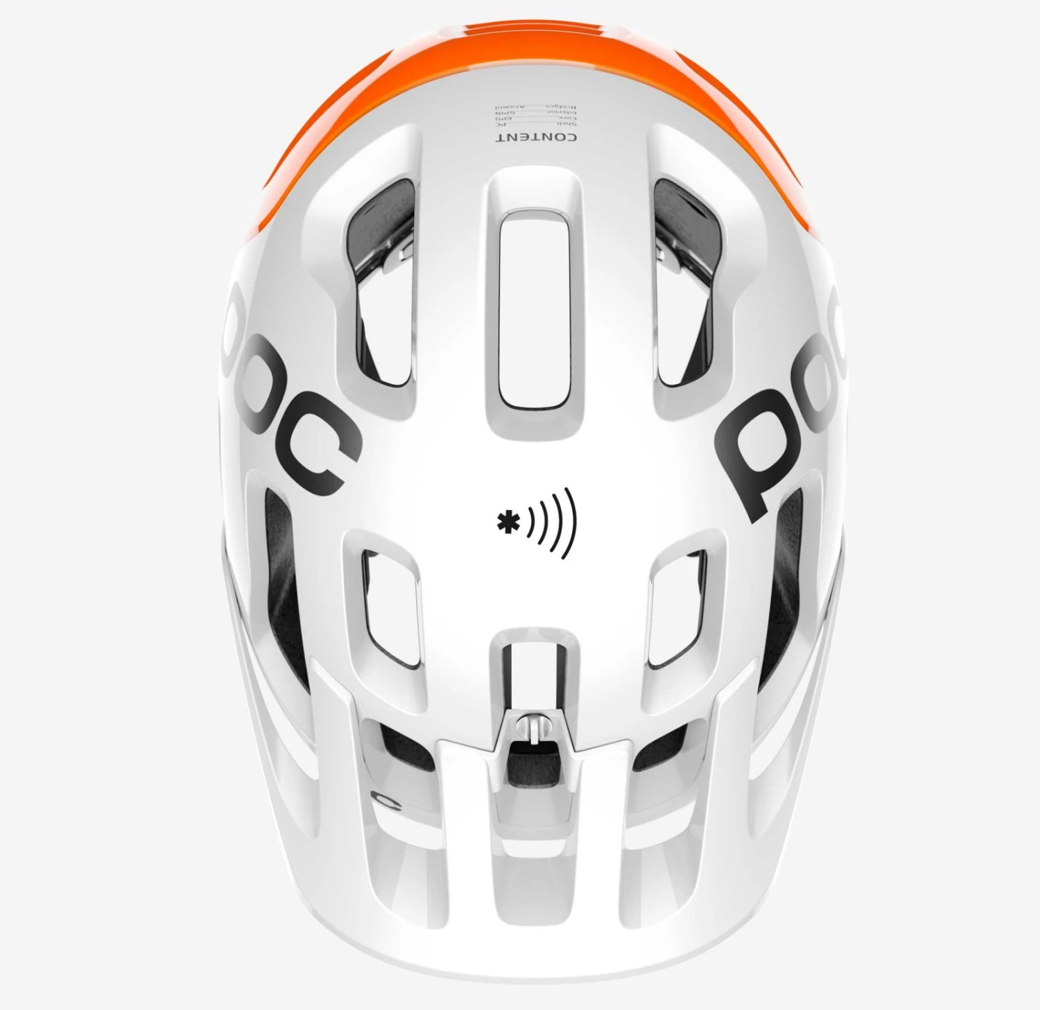 POC Tectal Race Spin NFC Mountainbike-Helm - Hydrogen White/Fluorescent Orange AVIP 5 POC Tectal Race Spin NFC Mountainbike-Helm - Hydrogen White/Fluorescent Orange AVIP – Bild 5