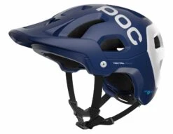 POC Tectal Race Spin Mountainbike-Helm - Lead Blue/Hydrogen White Matt