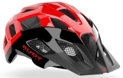 Rudy Project Crossway MTB Helm - Black/Red Shiny