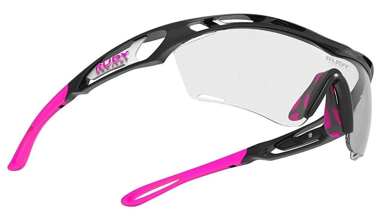 Rudy Project Tralyx Slim Sportbrille - Black Gloss-pink ImpactX 2Black Photochromic 2 Rudy Project Tralyx Slim Sportbrille - Black Gloss-pink ImpactX 2Black Photochromic – Bild 2