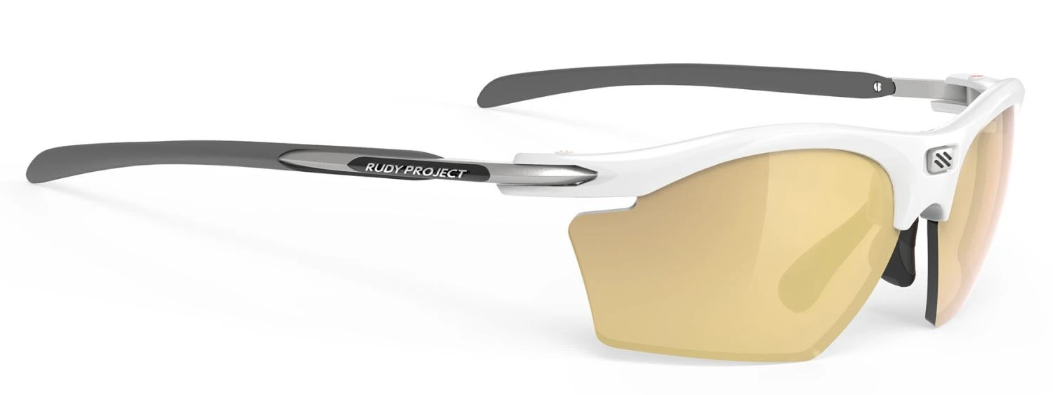 Rudy Project Rydon Slim Sportbrille - White Gloss - Multilaser Gold 1 Rudy Project Rydon Slim Sportbrille - White Gloss - Multilaser Gold
