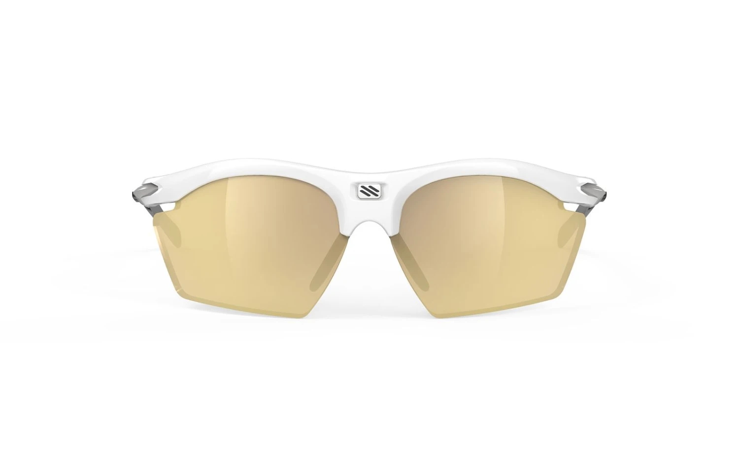 Rudy Project Rydon Slim Sportbrille - White Gloss - Multilaser Gold 2 Rudy Project Rydon Slim Sportbrille - White Gloss - Multilaser Gold – Bild 2