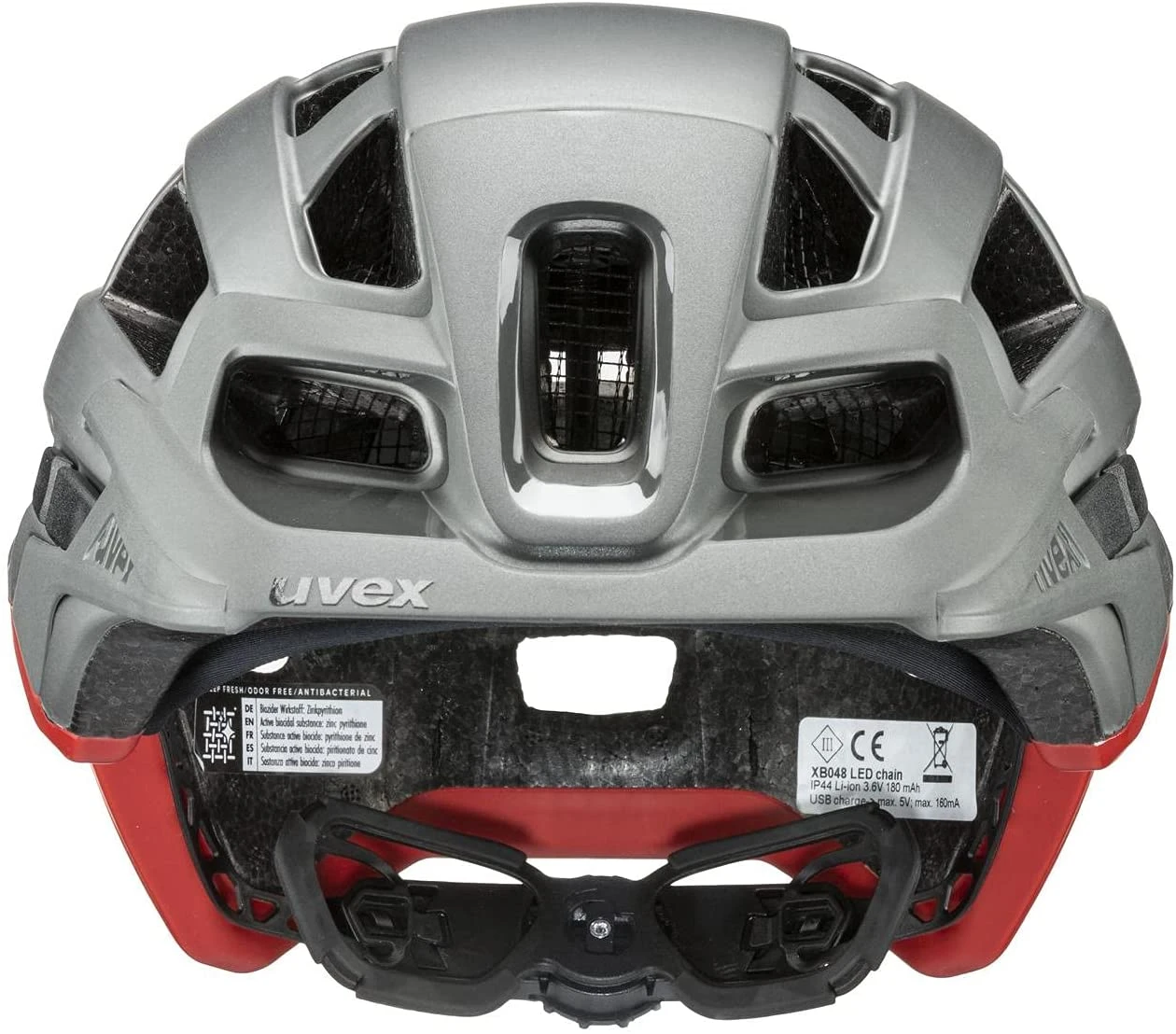 Uvex Finale 2.0 Light Fahrradhelm-silver Red Mat 3 Uvex Finale 2.0 Light Fahrradhelm-silver Red Mat – Bild 3