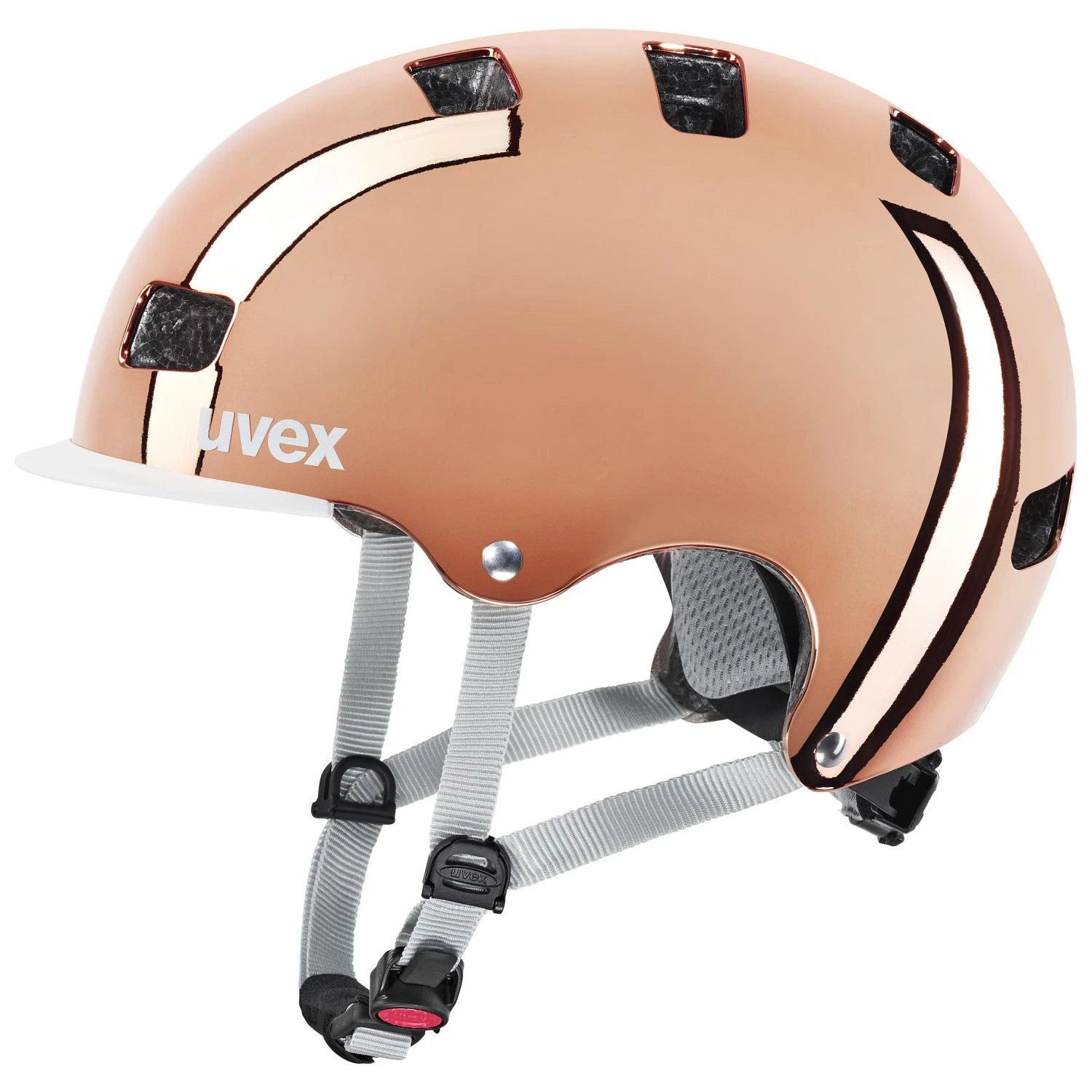 Uvex HLMT 5 Bike Pro BMX Helm - Rosé Chrome 1 Uvex HLMT 5 Bike Pro BMX Helm - Rosé Chrome