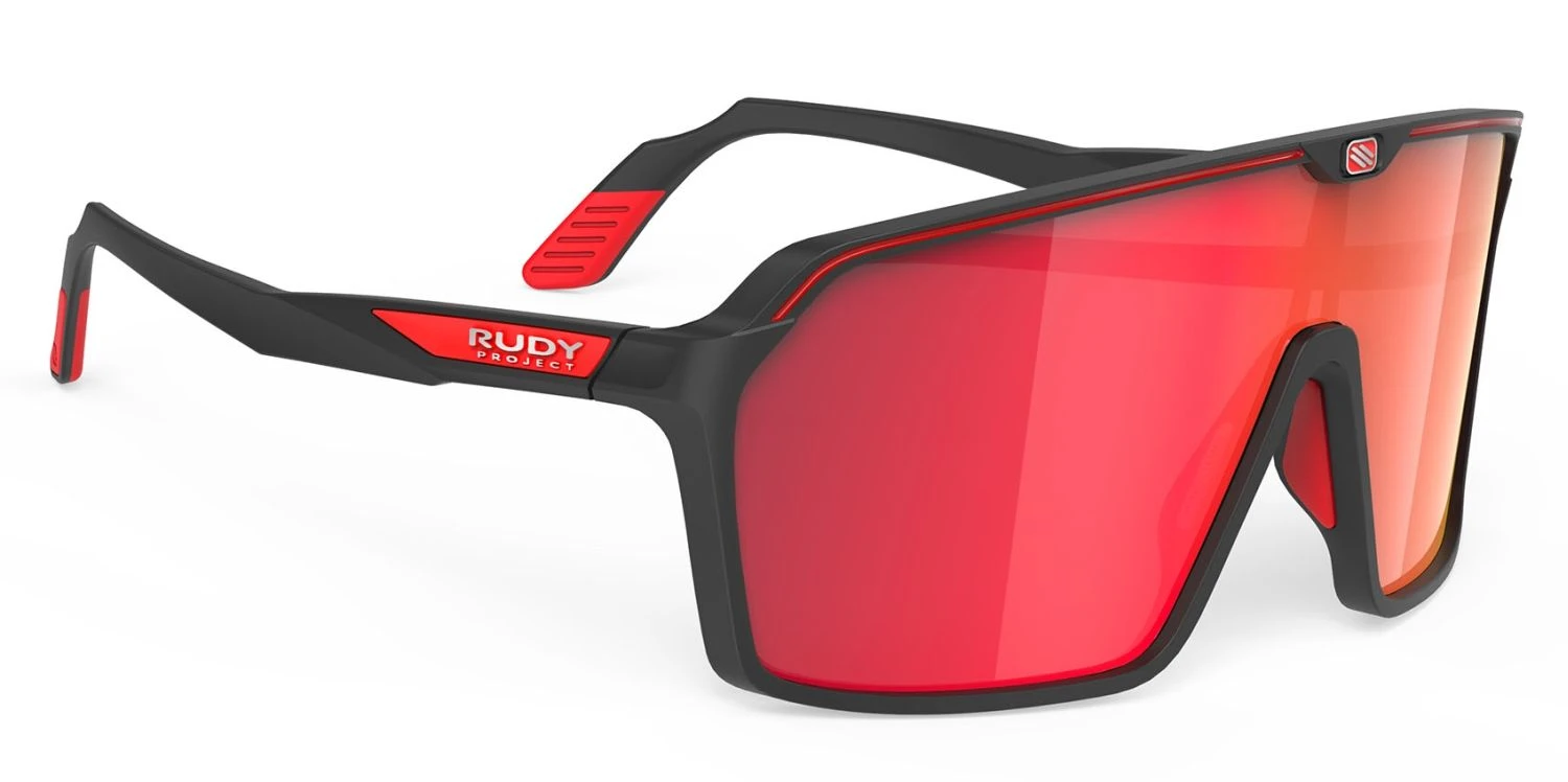 Rudy Project Spinshield Sportbrille - Black Matte / Multilaser Red 1 Rudy Project Spinshield Sportbrille - Black Matte / Multilaser Red