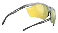 Rudy Project Magnus Sportbrille - Light Grey Matte - Multilaser Yellow -Fahrradausrüstungs Geschäft SP750597 0000 Rudy Project Magnus Sportbrille grosse breite gesichter light grey matte multi laser yellow 3