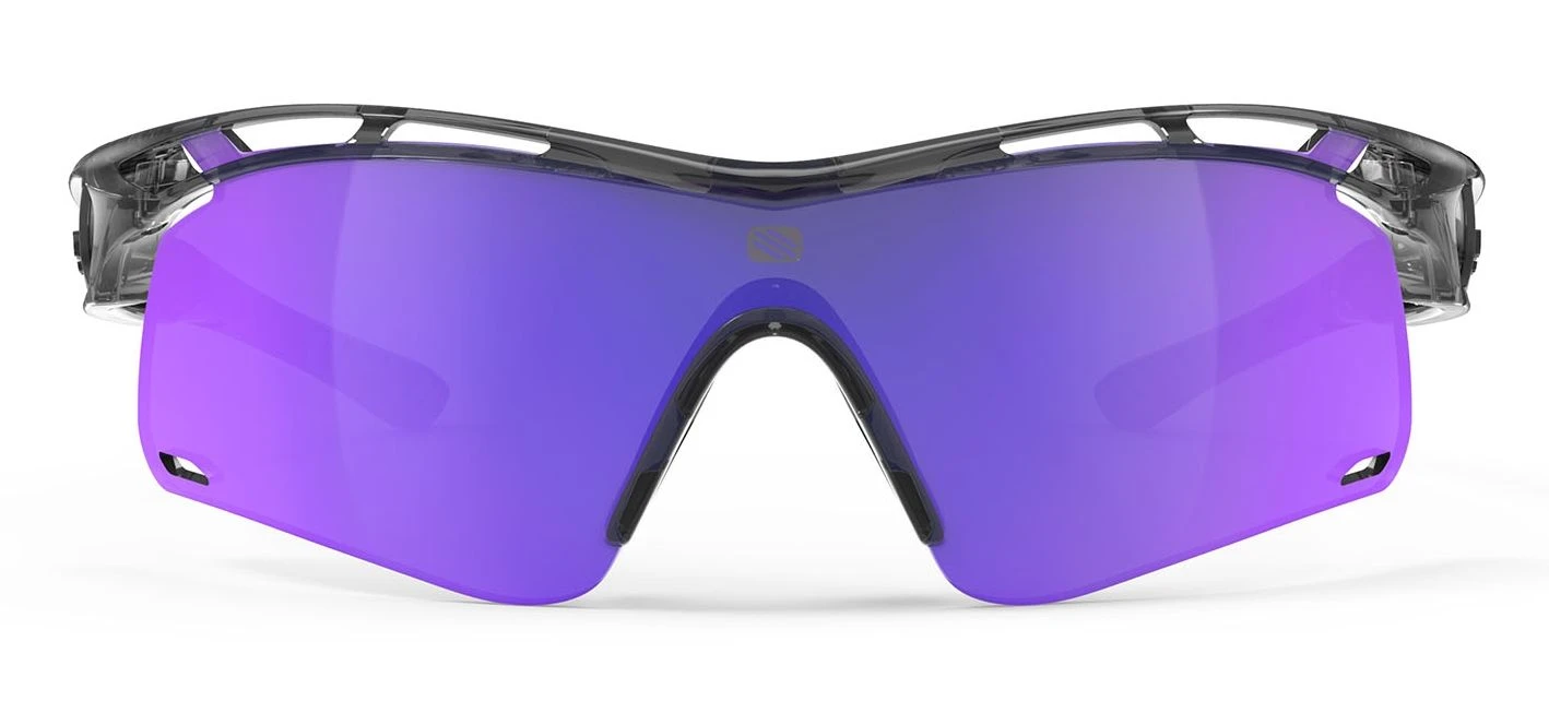 Rudy Project Tralyx+ Slim Sportbrille - Crystal Ash/Multilaser Violet 2 Rudy Project Tralyx+ Slim Sportbrille - Crystal Ash/Multilaser Violet – Bild 2